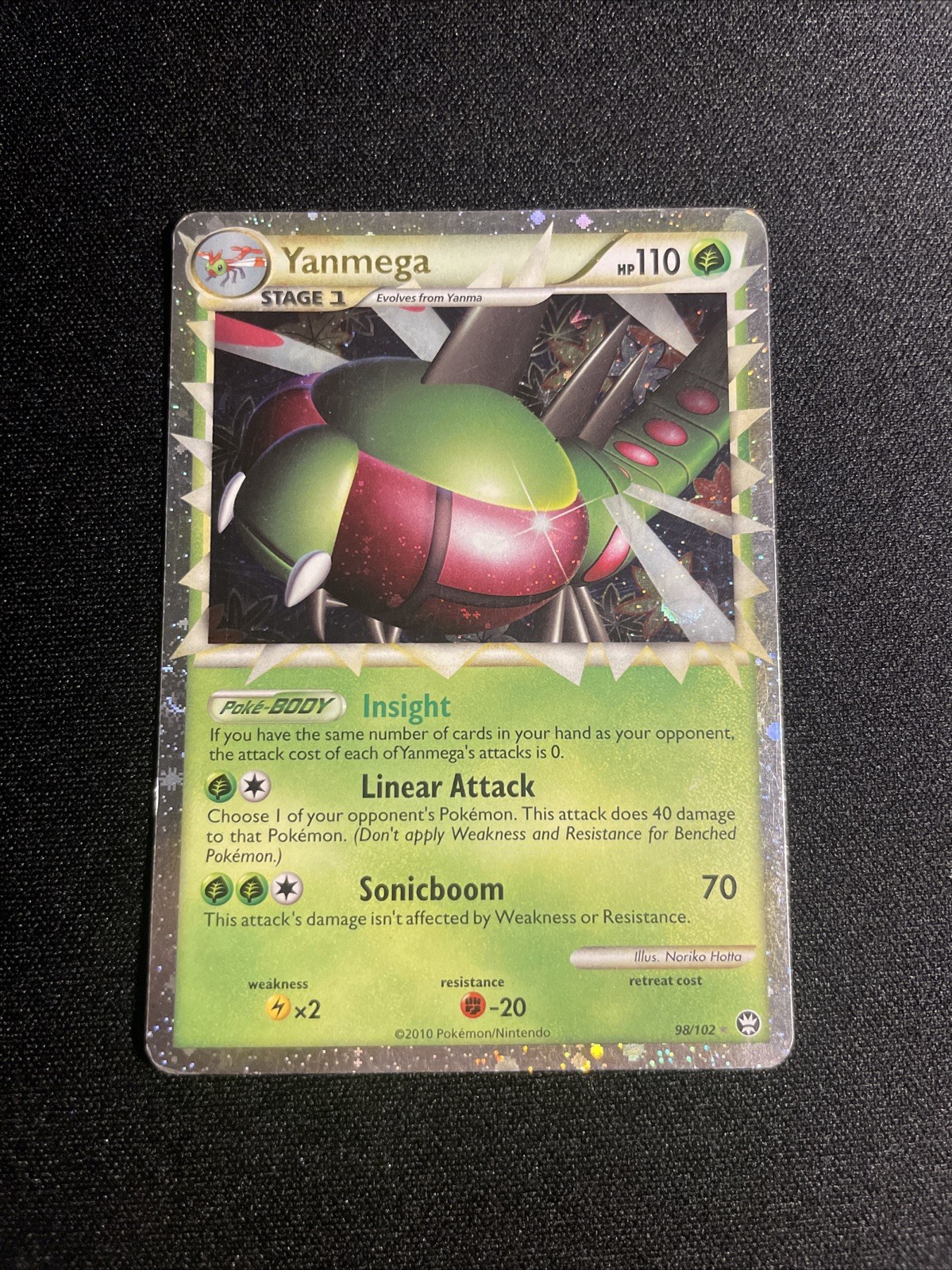 Yanmega (Prime) 98/102 Triumphant Holo Pokemon