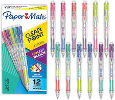 Paper Mate Clearpoint Mechanical Pencils, Color Block Edition, HB 2 Lead 0.7Mm