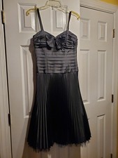 NWT BCBG Paris Stunning Cocktail Black Dress - Retail 400 - SZ 4