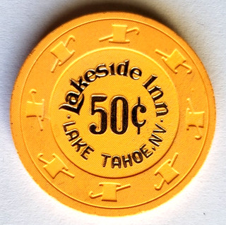 50 Cent Lakeside Inn LAKE TAHOE NEVADA Casino Chip