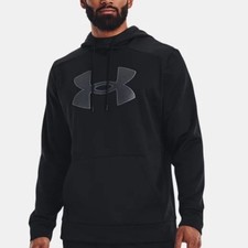 Under Armour Men's Armour Fleece  Big Logo Hoodie Size Medium New with Tags