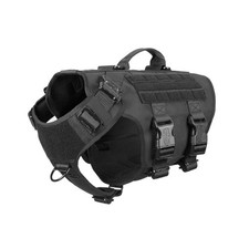ICEFANG No Pull Tactical Dog Harness for Large Dogs,Adjustable ... FAST USA SHIP