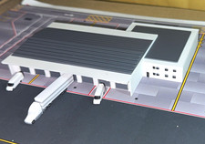 1/400 Cargo Centre Terminal & Ground Fleet (Includes 2 Vans & 1 Truck)
