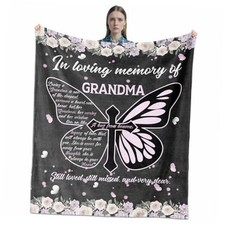 Memorial Gifts for Bereavement Gift for Loss of Loss of Grandma 60" X 50"