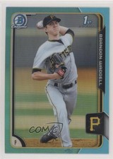 2015 Bowman Draft Chrome Sky Blue Refractor Brandon Waddell #77 0wp8