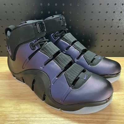 Nike Zoom Lebron IV 4 'Eggplant' Purple Black FN6251-001 Men's Shoes Size 11.5