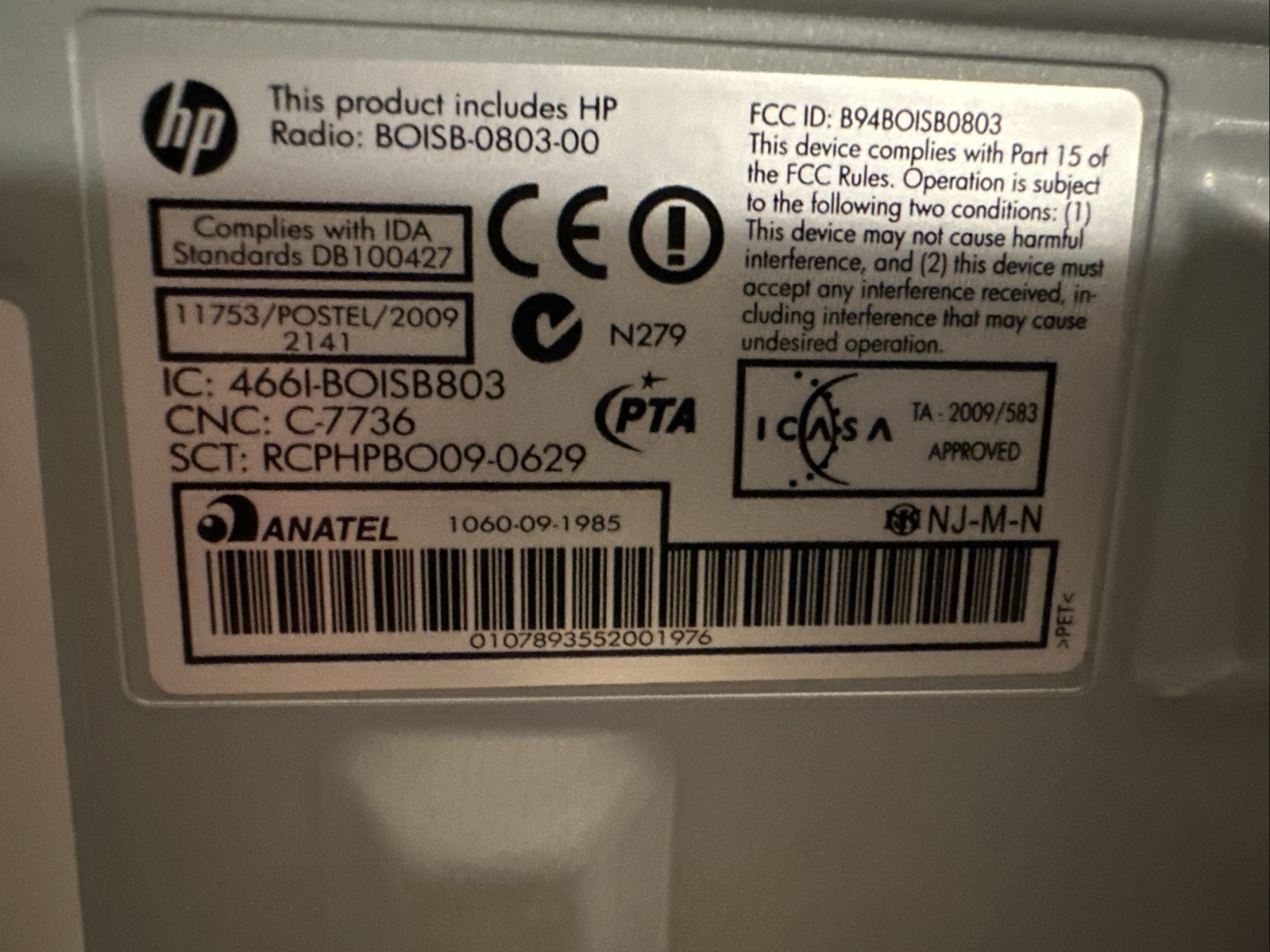 HP LaserJet Pro P1102W Monochrome Laser Printer CE658A Tested Working with Toner