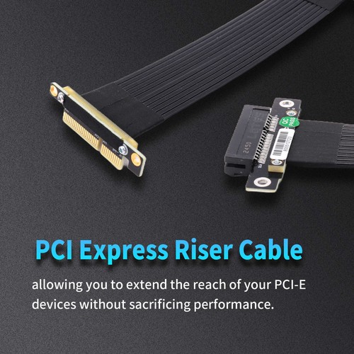 PCI-E X4 auf X4 Verlängerungskabel PCI Express Riser Extender Konverter Ada3543 - Bild 2 von 7