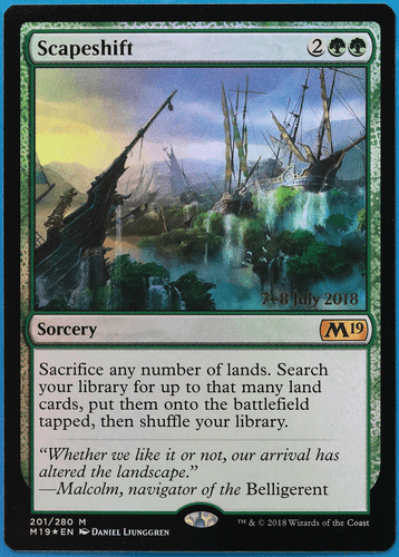 Scapeshift (Prerelease) FOIL Core Set 2019 Promos NM CARD (506923) ABUGames - Picture 1 of 2