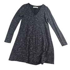 Abercrombie & Fitch Dress Womens XS Black Swing A Line Long Sleeve Casual Indie