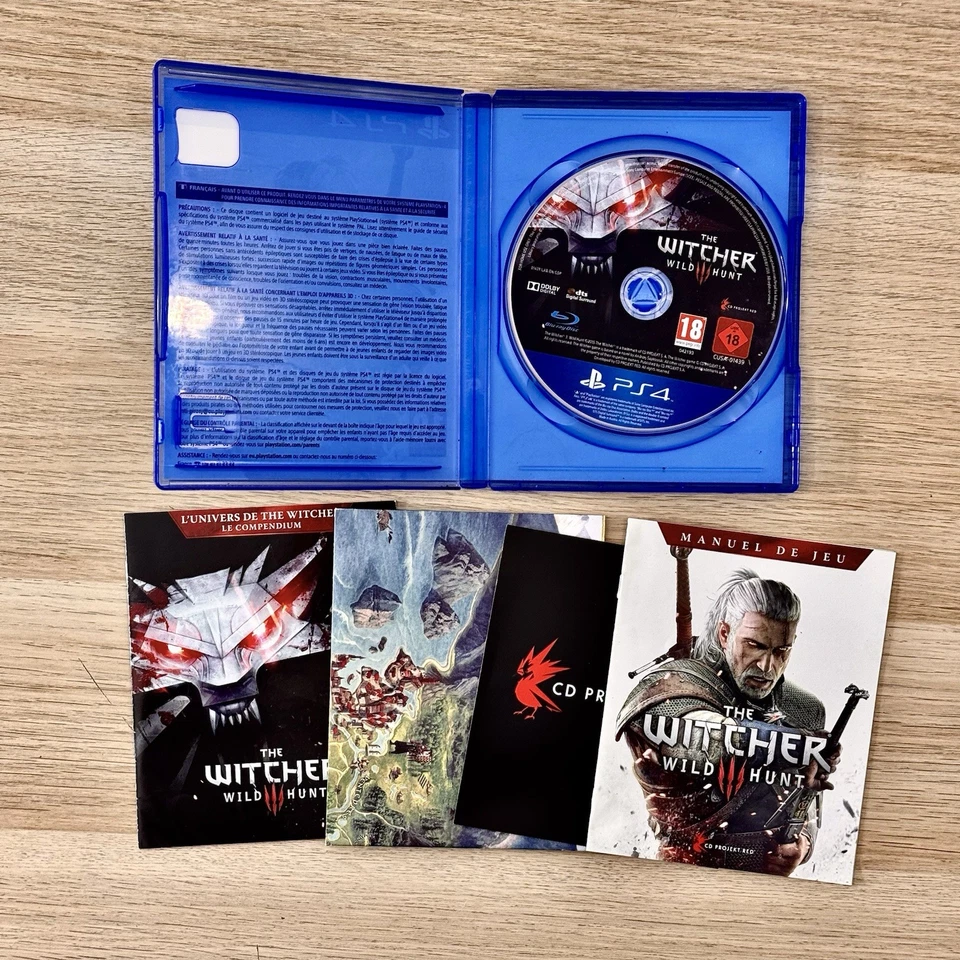 THE WITCHER 3 WILD HUNT GIOCO PS4 PLAYSTATION 4 PS5 MULTILINGUA ITA COME NUOVO - Immagine 2 di 3