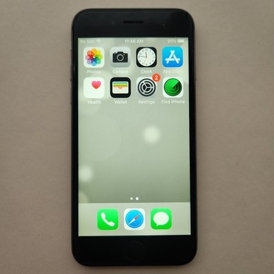 Apple iPhone 6S 128GB A1633 Smartphone Gray T-Mobile No Sim Apple ID is ATTACHED