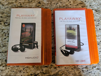 2 Playaway Digital Audio Books: Unabridged Sherlock Holmes novels (King, Faye)