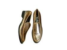 AGL Attilio Giusti Leombruni Size 38.5 US 8 Designer Loafer Shoes