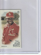 Lou Brock Commemorating picture cards brought out in year 1887 Mini card Topps