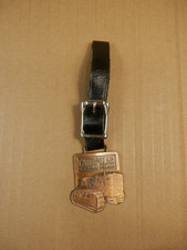 Vtg Pocket Watch Fob Caterpillar Cleveland Br...