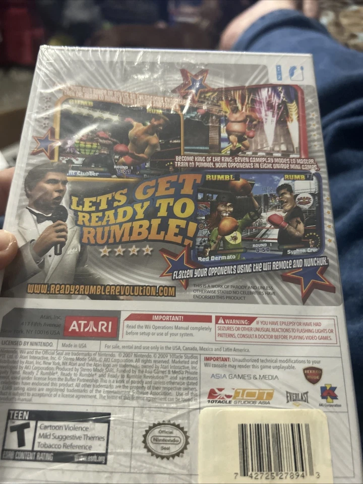 Ready 2 Rumble Revolution Nintendo Wii, 2009 Brand New Factory Sealed Video Game - Image 2 of 2