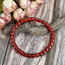 Christmas Gift Natural Agate Roung Bead Bracelet/Genuine Gemstone Bracelet