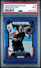 2023 PANINI PRIZM TURKISH AIRLINES EUROLEAGUE #79 TIAGO SPLITTER 104/199 PSA 9