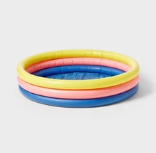 Sun Squad Inflatable 3 Ring Pool