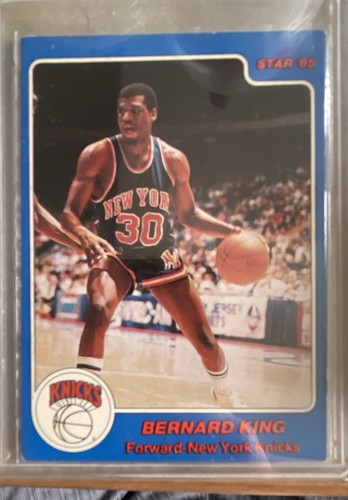 Bernard King #25 1984 Star card