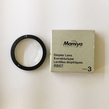 Mamiya Diopter Lens -3 For RZ/RB67 eyepiece Waist Level Viewfinders in Box