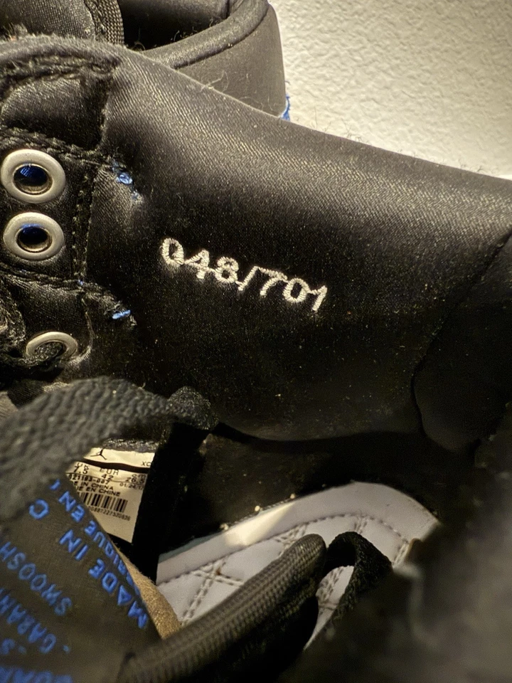 Air Jordan 1 Retro EP Alto Satén Real Talla 8.5 Para Hombre Numerado Foto 4 de 4