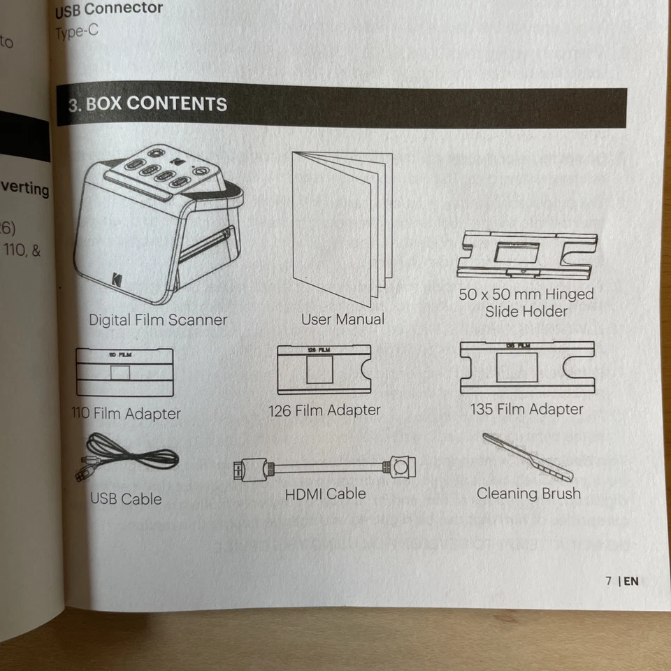 Kodak Slide & Scan Digital Film Scanner RODFS50 w/ case 5" LCD Screen *EXCELLENT - Image 2 of 4