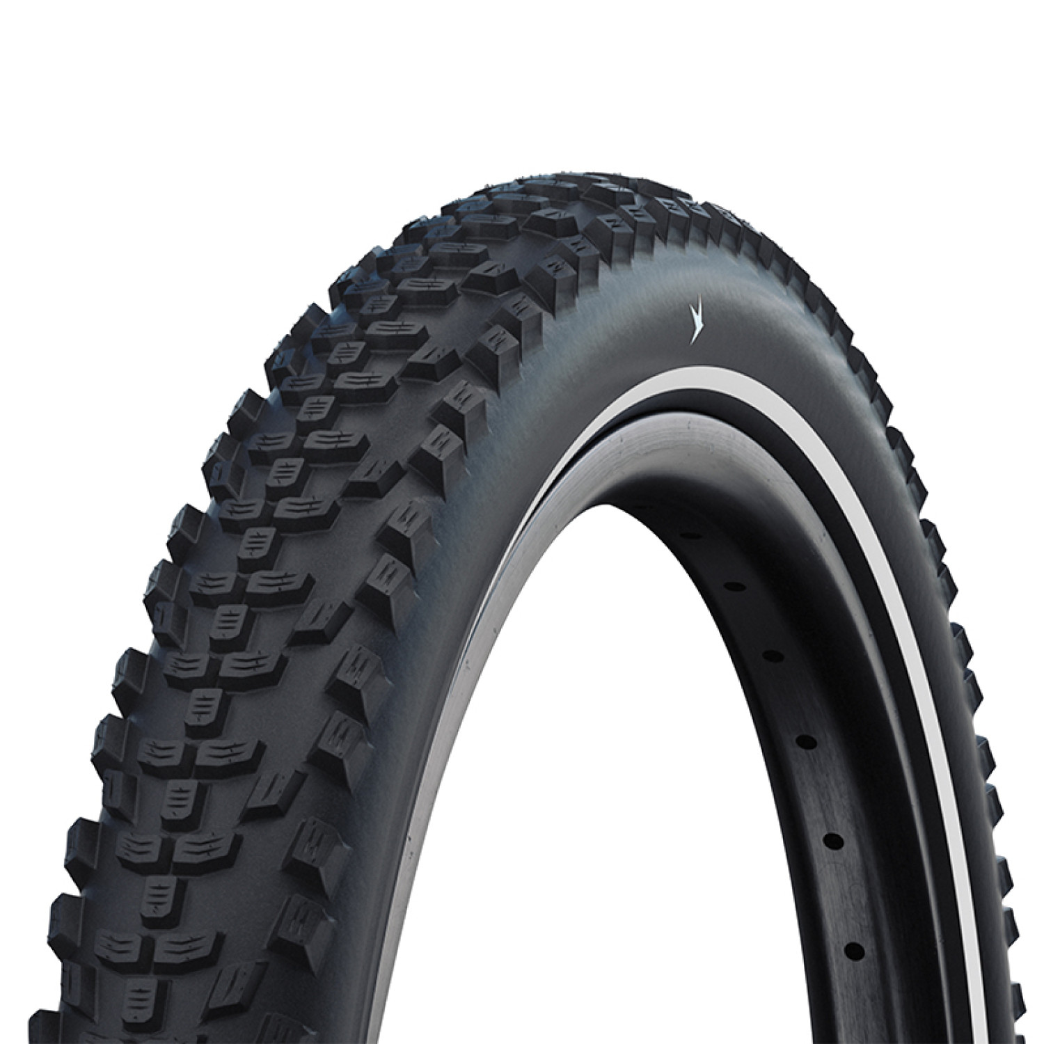 Pneu cargo 24 x 2.35 Schwalbe Smart Sam 60-507 pneu vélo électrique rigide