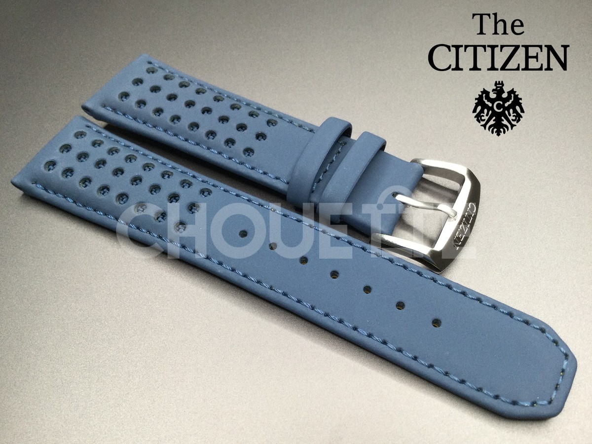 Citizen 59S52543 Leather Band Strap - Blue for sale online | eBay