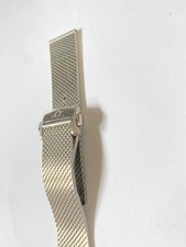 20-18 mm titanium milanese mesh bracelet strap compatible to Omega watches