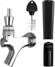 304 Stainless Steel Beer Tap Faucet Kit for Kegerator Home Bar