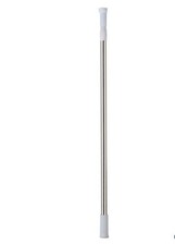 Chrome 120-220cm Extendable Shower Rod/Pole/Curtain Rail
