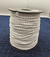 500FT Stainless Steel 10 Metal Beaded Ball Chain 10 50-51 Spool White