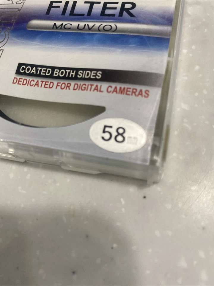 Kenko High Quality DIGITAL CAMERA FILTER MC UV (0) 58 mm Coated Both Sides - Image 2 of 4