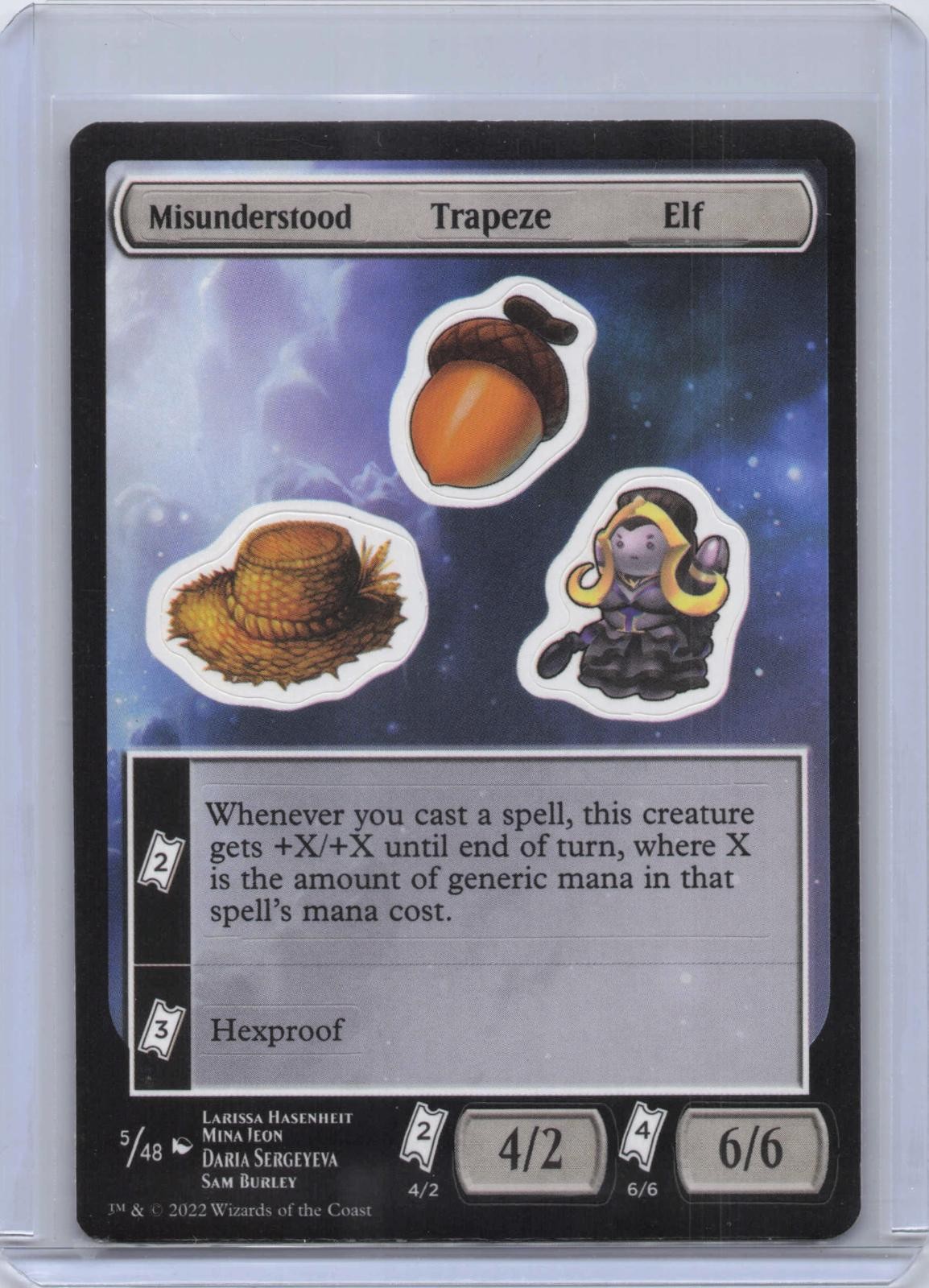 Misunderstood Trapeze Elf (5) - Unfinity - Token Magic: The Gathering NM/M