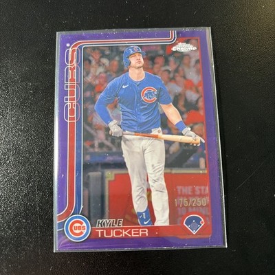 Kyle Tucker 2025 Topps Chrome - Logofractor Edition Purple Refractor#/250 SP 🔥