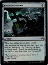 Eerie Gravestone C Foil SPM 163 NM
