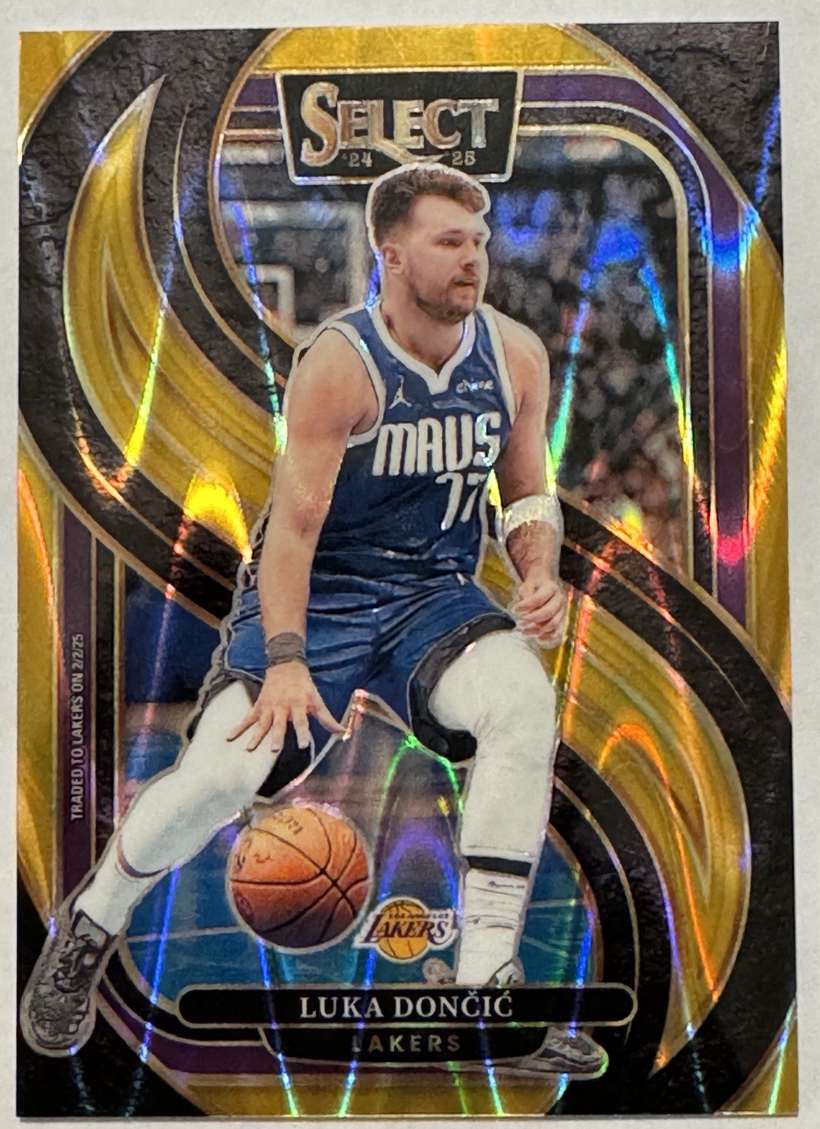 LUKA DONCIC Gold 05/10 Select PREMIER! 2024-25 PANINI SELECT #141 Lakers Mavs