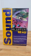 Creative Sound Blaster 16 PCI SB4740 Windows 95 98 NT XP - New Sealed in Box!