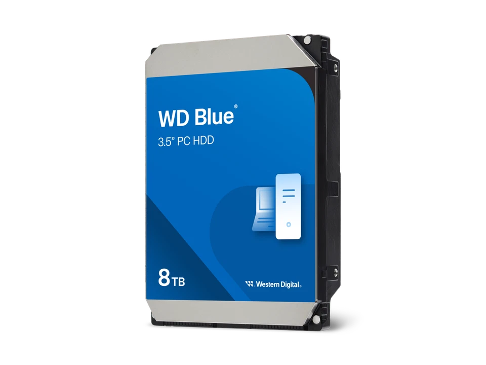 WD Blue 8TB Desktop Hard Disk Drive - 5640 RPM SATA 6Gb/s 256MB Cache 3.5 Inch - - Image 3 of 4
