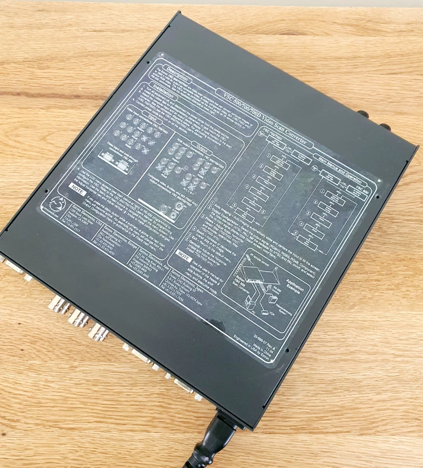 Extron VSC 500 High Resolution Video Scan Converter - Image 4 of 4