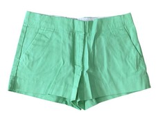 crewcuts Girls Solid Flat Classic Chino Short Size 10 Apple Sorbet Green NWT