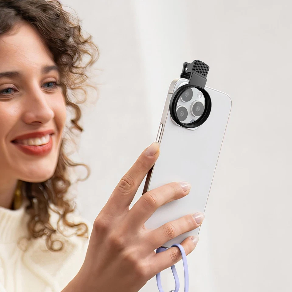 52MM Clip-on CPL Phone Camera Lens Filter Kit, Clip On Polarizer Phone Camera - Image 3 of 4