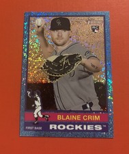 Topps 2025 Heritage High Number Blaine Crim RC Rookie #662 Colorado Rockies