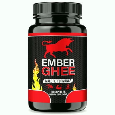 Ember Ghee ed Pills for Men, EmberGhee Advanced Male Health Caps 60ct, Pack of 1