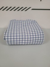 John Lewis Gingham King Duvet Cover Blue RRP£85