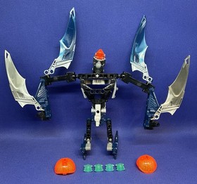 Lego Bionicle Vamprah 8692 & 8685 Phantoka Toa Kopaka Figure Lot! 4 Leeches!