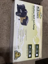 K2 WPS07503K 3/4 HP Corrosion Resistant Thermoplastic Shallow Well Jet Pump NEW