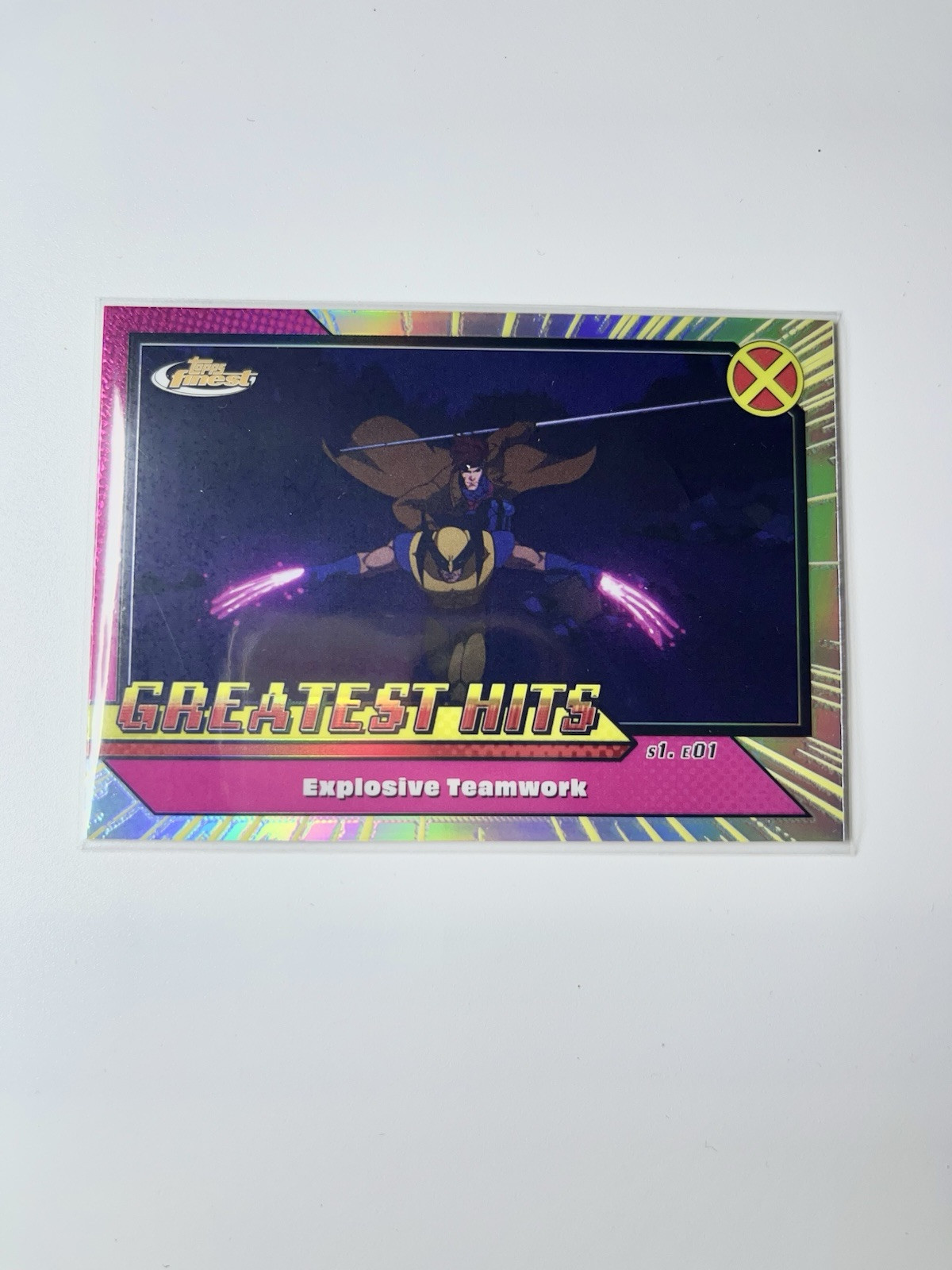 Topps Finest X-Men 97’ Greatest Hits Explosive Teamwork #GH-3